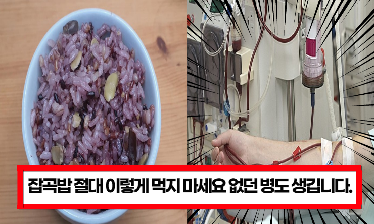 잡곡밥 절대 이렇게 드시지 마세요 없던 병도 생깁니다 건강을 망치는 최악의 잡곡밥 먹는 방법